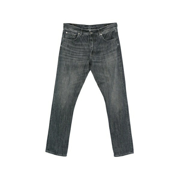 ドンダップ メンズ ジーンズズボン下 ボトムス Faded-effect straight-leg jeans Blue