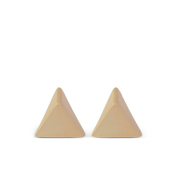 フェデリカ・トシ レディース ピアス＆イヤリング アクセサリー Triangular earrings Gold｜asty