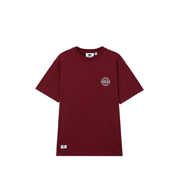黒茶 メンズ ティーシャツ トップス Logo-print t-shirt Red