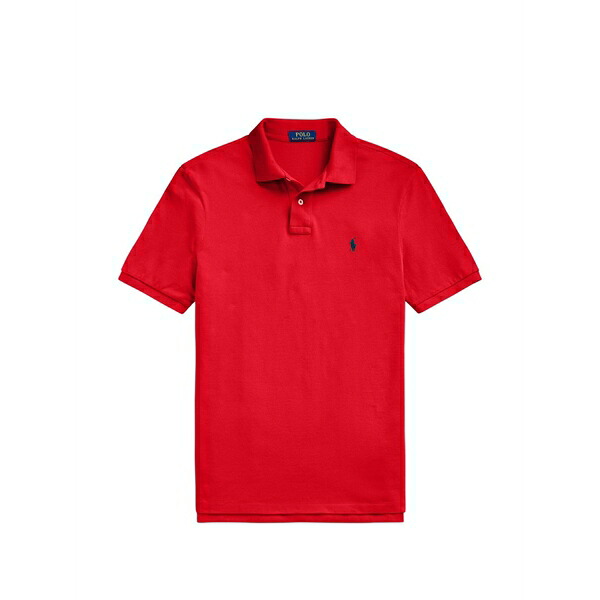 ラルフローレン メンズ スポーツシャツ トップス Logo-embroidered polo shirt Red