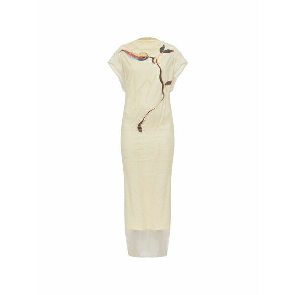 運動競技マックス レディース 衣裳 トップス Spsviale graphic-print open-back MIDI dress Yellow