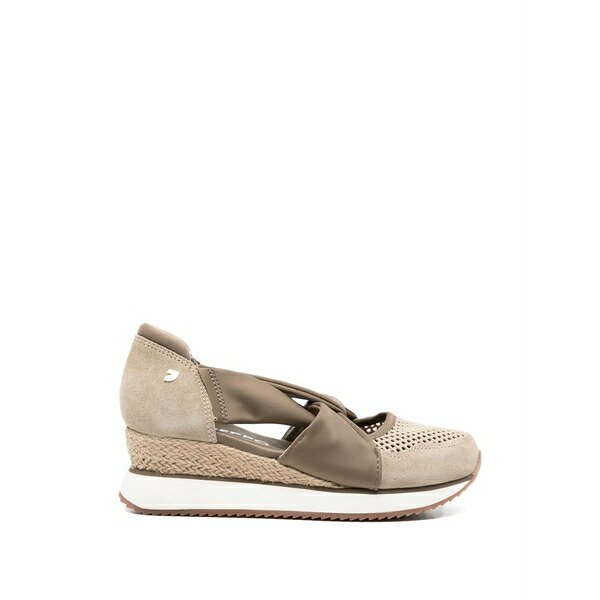 ジオセッポ レディース パンプス シューズ Darlington perforated-suede pumps Neutrals