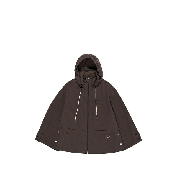 ビンバ イ ローラ レディース 上衣＆上衣 アウター Hooded zip jacket Brown