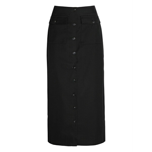 リフォメーション レディース スコート ボトムス Button-up skirt Black