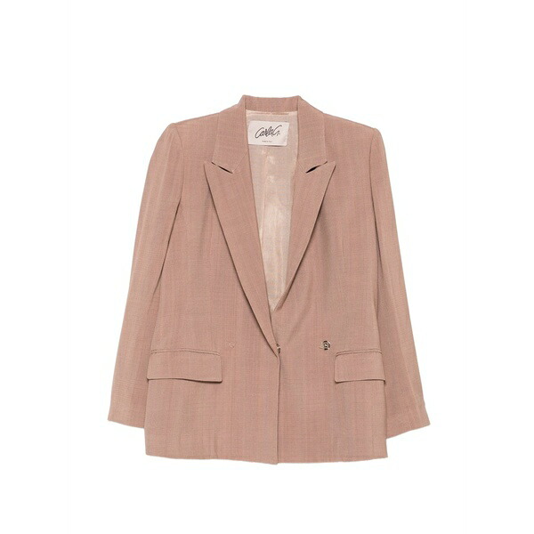 カーラ 重力加速度 レディース 上衣＆上衣 アウター Peak-lapel blazer Brown