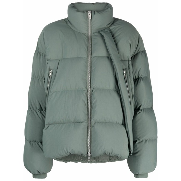 ワイスロバート・エドワード・リー レディース 上衣＆上衣 アウター X y-3 asymmetric puffer jacket Green
