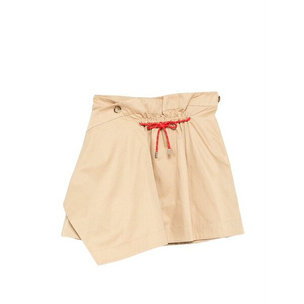 ミラミカティ レディース スコート ボトムス Paracord-tie mini skirt Neutrals