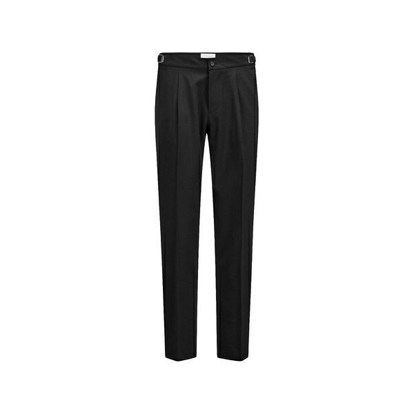 地下室 部屋の入り口 メンズ 心地好いズボン下 ボトムス Pleated trousers Black
