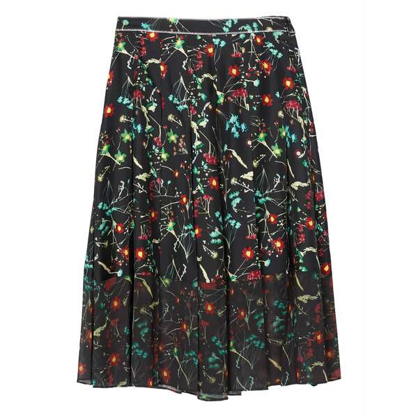 スリーワンフィリップリム レディース スコート ボトムス Bliss floral-print MIDI skirt Black