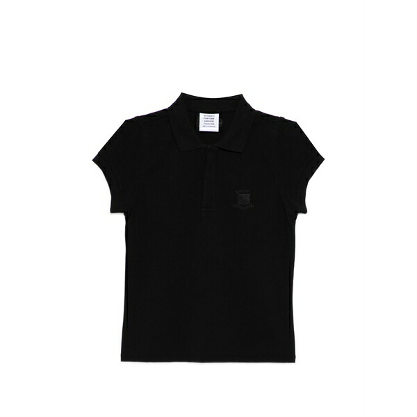 ヴェトモン レディース スポーツシャツ トップス Logo-embroidered top Black