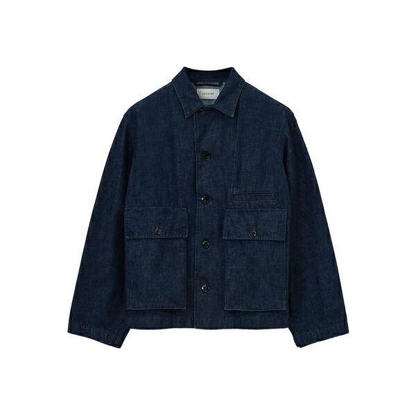 ルメール メンズ 上衣＆上衣 アウター Pocket-embellished denim jacket Blue