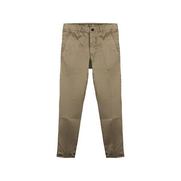 インコテックス メンズ 心地好いズボン下 ボトムス Slim-fit chino trousers Green