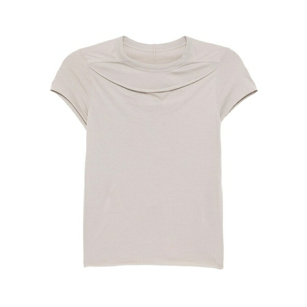 リックオウエンス レディース ティーシャツ トップス Slashed levels t-shirt Neutrals