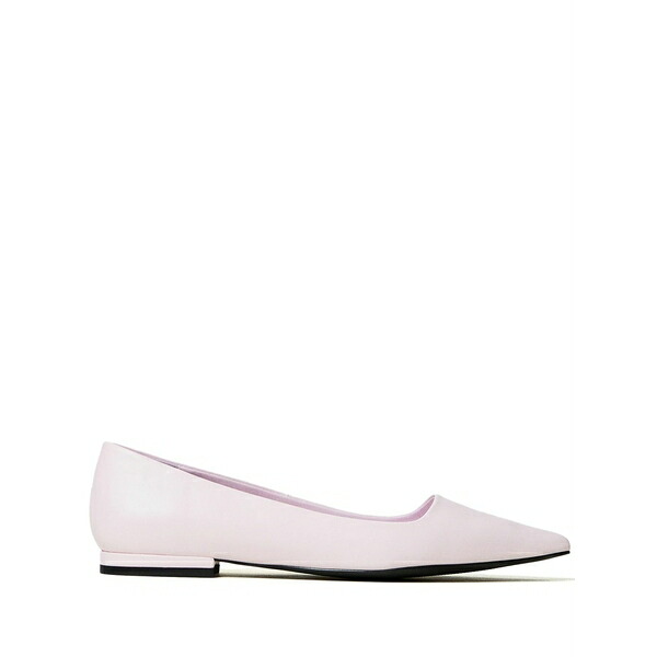 ツイン書き割り レディース サンダル シューズ Pointed-toe ballet flats  Pink