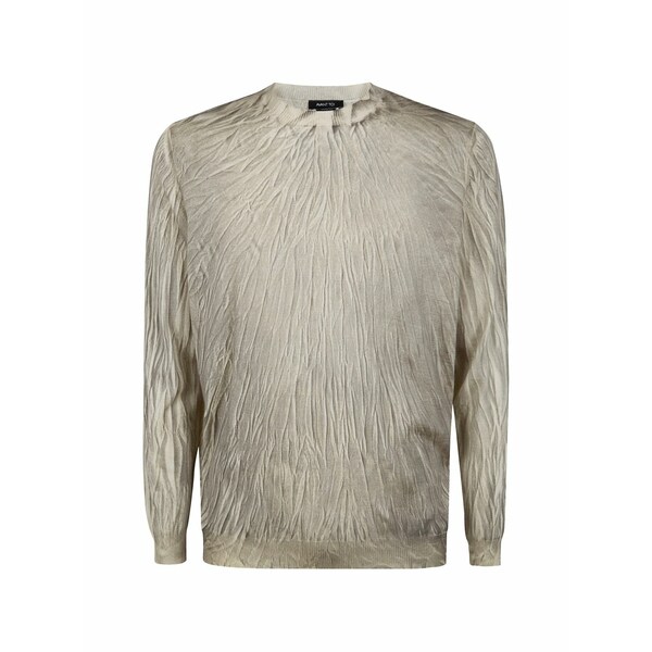 アヴァントワ メンズ 編み物\u0026ティーシャツ アウター Crew-neck sweater Neutrals