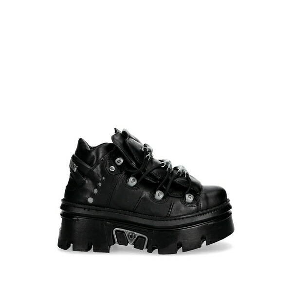 ニュー鍵を掛ける レディース スニーカー シューズ M-wall platform sneakers Black