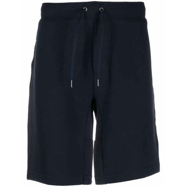 ラルフローレン メンズ 心地よいズボン下 ボトムス Logo-embroidery track shorts Blue