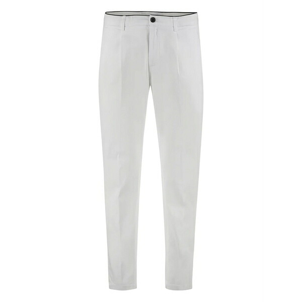 デパートメントファイブ メンズ 心地よいズボン下 ボトムス Belt-loops trousers White