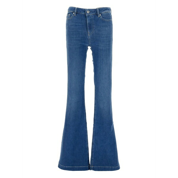 エージーデニム レディース ジーンズズボン下 ボトムス Flared jeans Blue