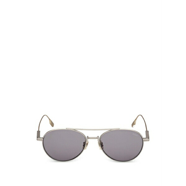 ゼニア メンズ サングラス・アイウェア 添え物 Round-frame sunglasses Grey