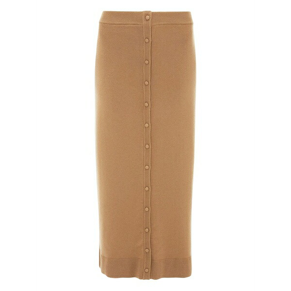 ヴィクトリア ベッカム レディース スコート ボトムス Button detail MIDI skirt Brown