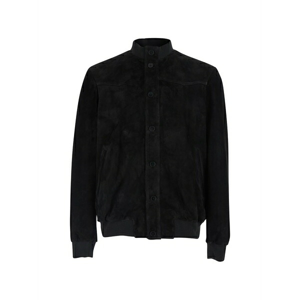 ロウブランド メンズ 上衣＆上衣 アウター Buttoned jacket Black