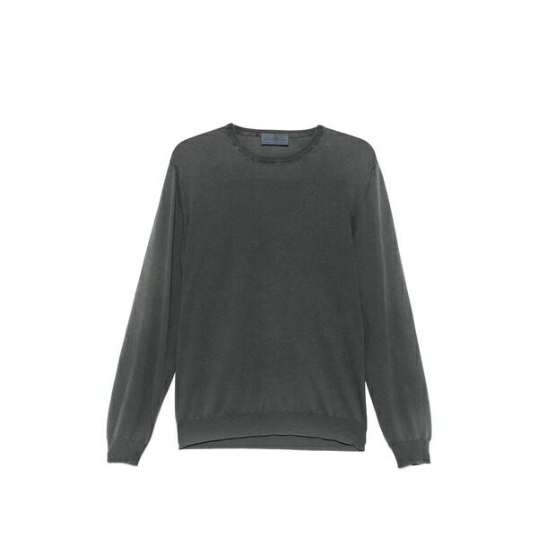 デラ・チアーナ メンズ 編み物\u0026ティーシャツ アウター Crew neck long-sleeve sweater Grey