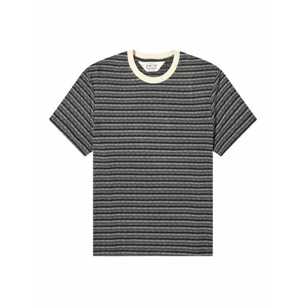 ブレインデッド メンズ ティーシャツ トップス Striped t-shirt  Black