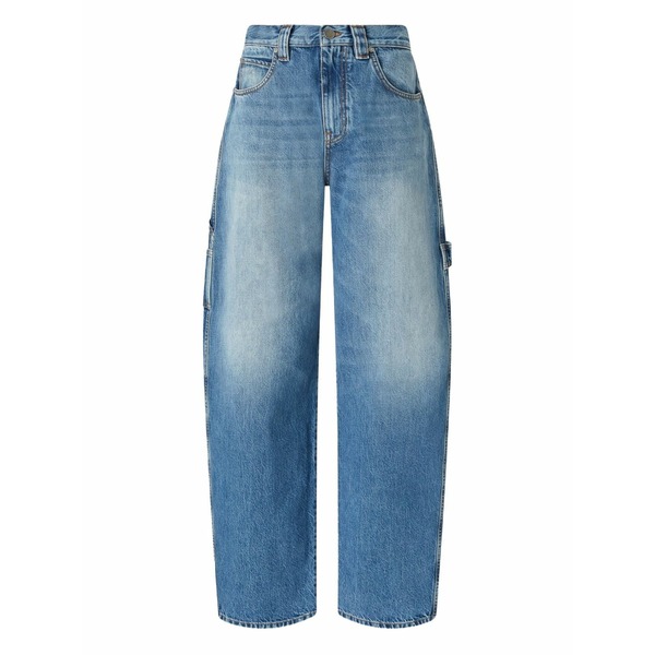 ピンコ レディース ジーンズズボン下 ボトムス Balloon-leg utility jeans Blue