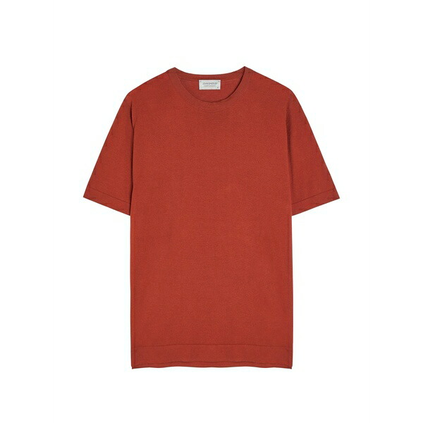 ジョンスメドレー メンズ ティーシャツ トップス Lorca t-shirt Red
