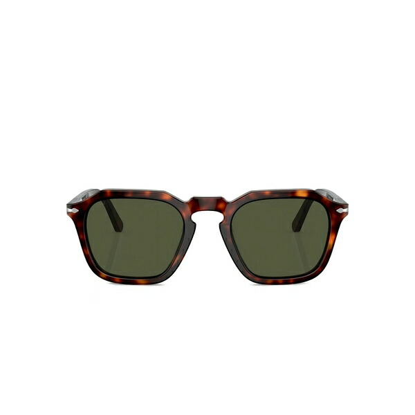 ペルソル メンズ サングラス・アイウェア 付属物 Square-frame sunglasses  Brown