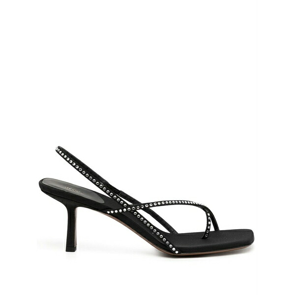 ネオウス レディース サンダル シューズ Shamali strap-design 65粍 sandals Black
