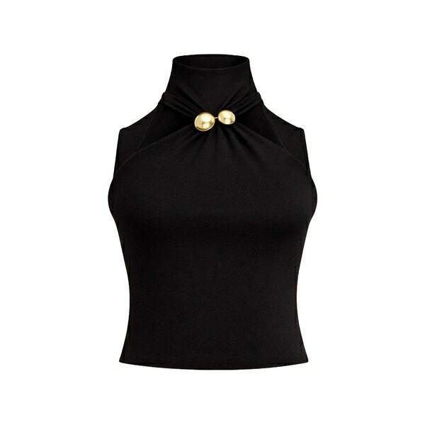 ブームガイア レディース カットソー トップス Katherine cutout top Black