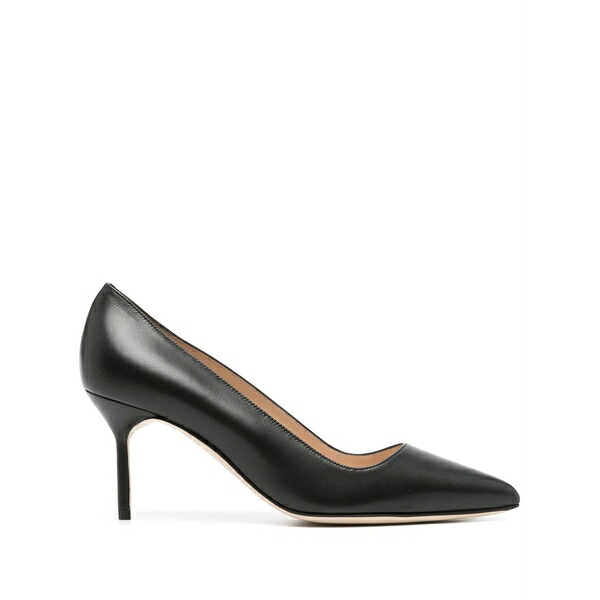 マノロブラニク レディース パンプス シューズ 70粍 tora leather pumps Black