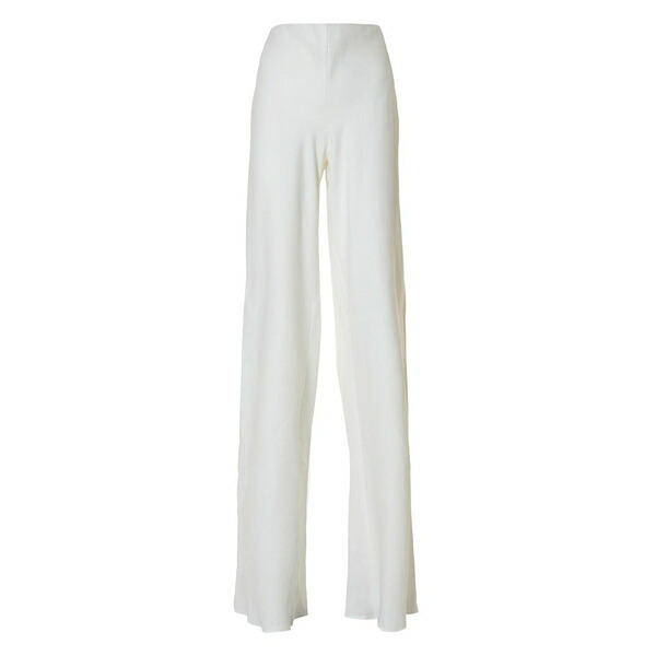 アルベルタ フェレッティ レディース 心地よいズボン下 ボトムス Linen high-waisted trousers White