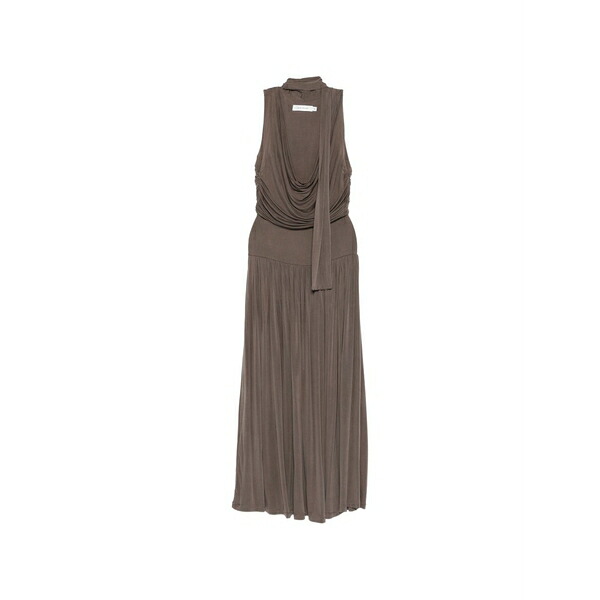 アヤ ムーサ レディース 衣裳 トップス Alyve ruched MIDI dress Brown