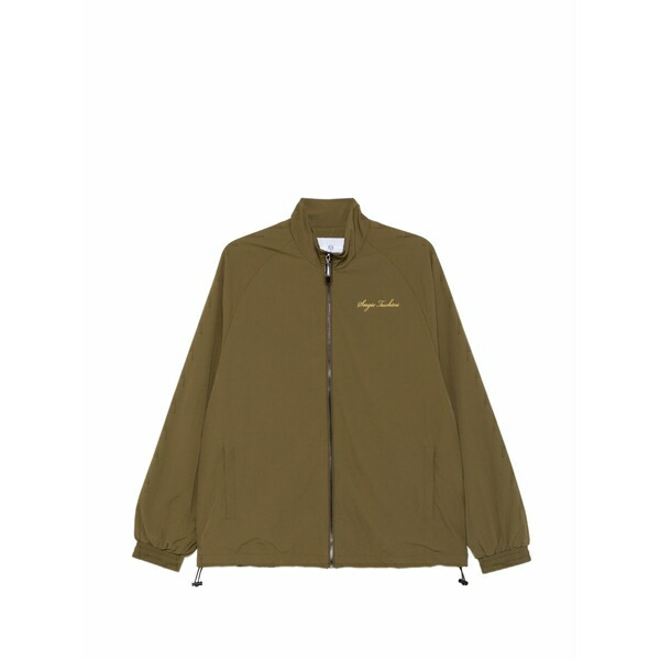 セルジオ・タッキーニ メンズ 上衣＆上衣 アウター Brunelleschi logo-embroidered jacket Green