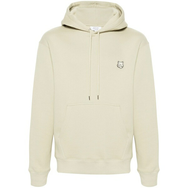 住み家 稲荷 メンズ パーカー・スウェットシャツ アウター Fox-motif hoodie Green
