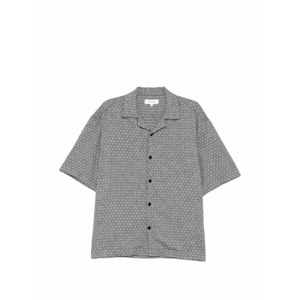 エドウィン メンズ プルオーバー トップス Saga shirt Grey