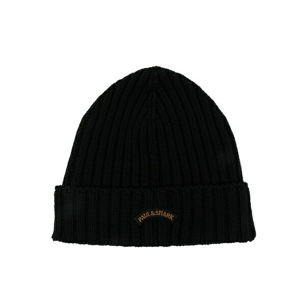 ポールアンドシャーク メンズ かぶり笠 佩び物 Logo-patch beanie Blue