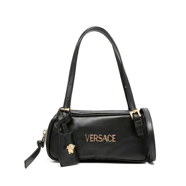 ヴェルサーチ レディース ハンドバック 御徒面子 Medusa tag bowling mini bag Black