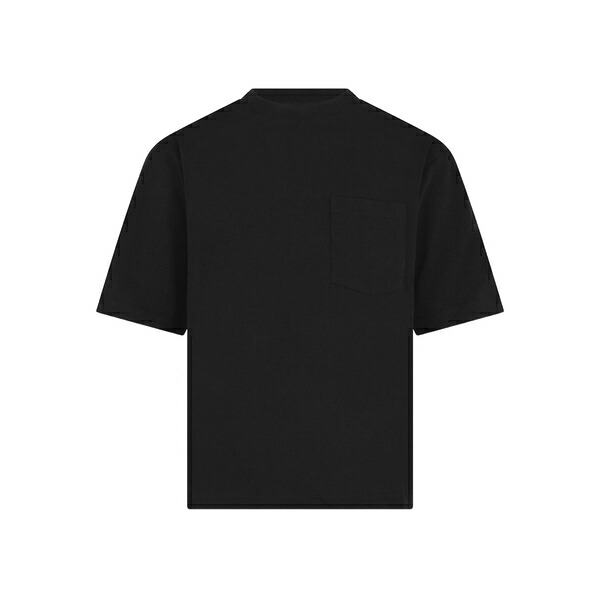 ディースクエアード メンズ ティーシャツ トップス Pocket loose fit t-shirt Black