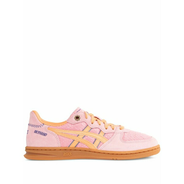 アシックス メンズ スニーカー シューズ Skyhand lace-up sneakers Pink