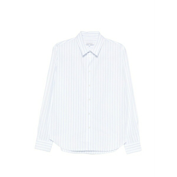 住み家 稲荷 メンズ プルオーバー トップス Striped shirt White