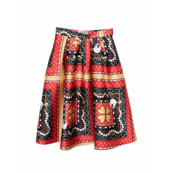 アレッサンドロエンリケス レディース スコート ボトムス Printed skirt Red
