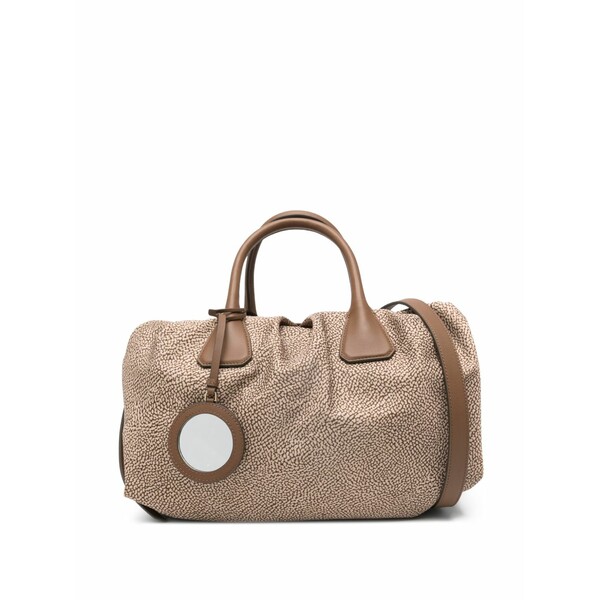 ボルボネーゼ レディース トートバッグ 御徒面子 Print handle tote bag Neutrals