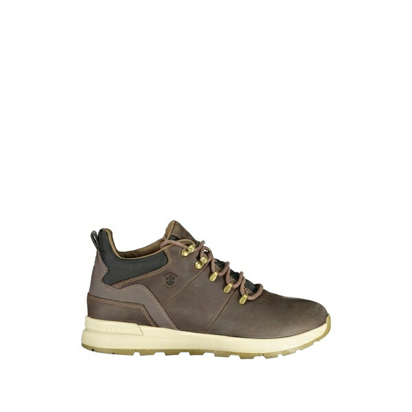 ランバージャック メンズ ブーツ シューズ Lace-up panelled ankle boots Brown