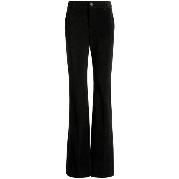 バリー レディース 心地よいズボン下 ボトムス Corduroy flared trousers Black