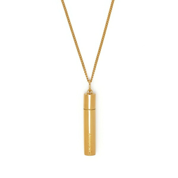 アンブッシュ メンズ 首飾り・チョー鉄道車両 付属物 Pill case silver necklace Gold