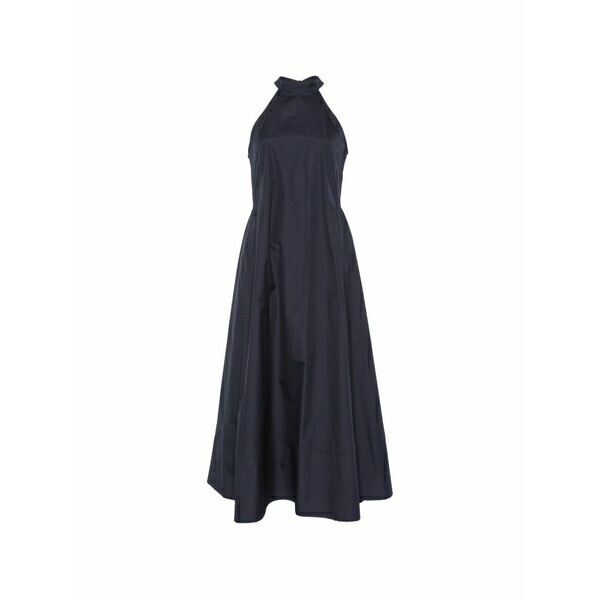 ペニー黒いこと レディース 衣裳 トップス Halterneck back-tie MIDI dress Blue